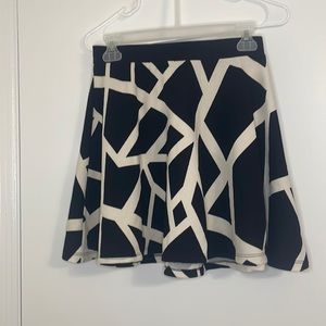 Bar III Geometric Print Skirt  Size M